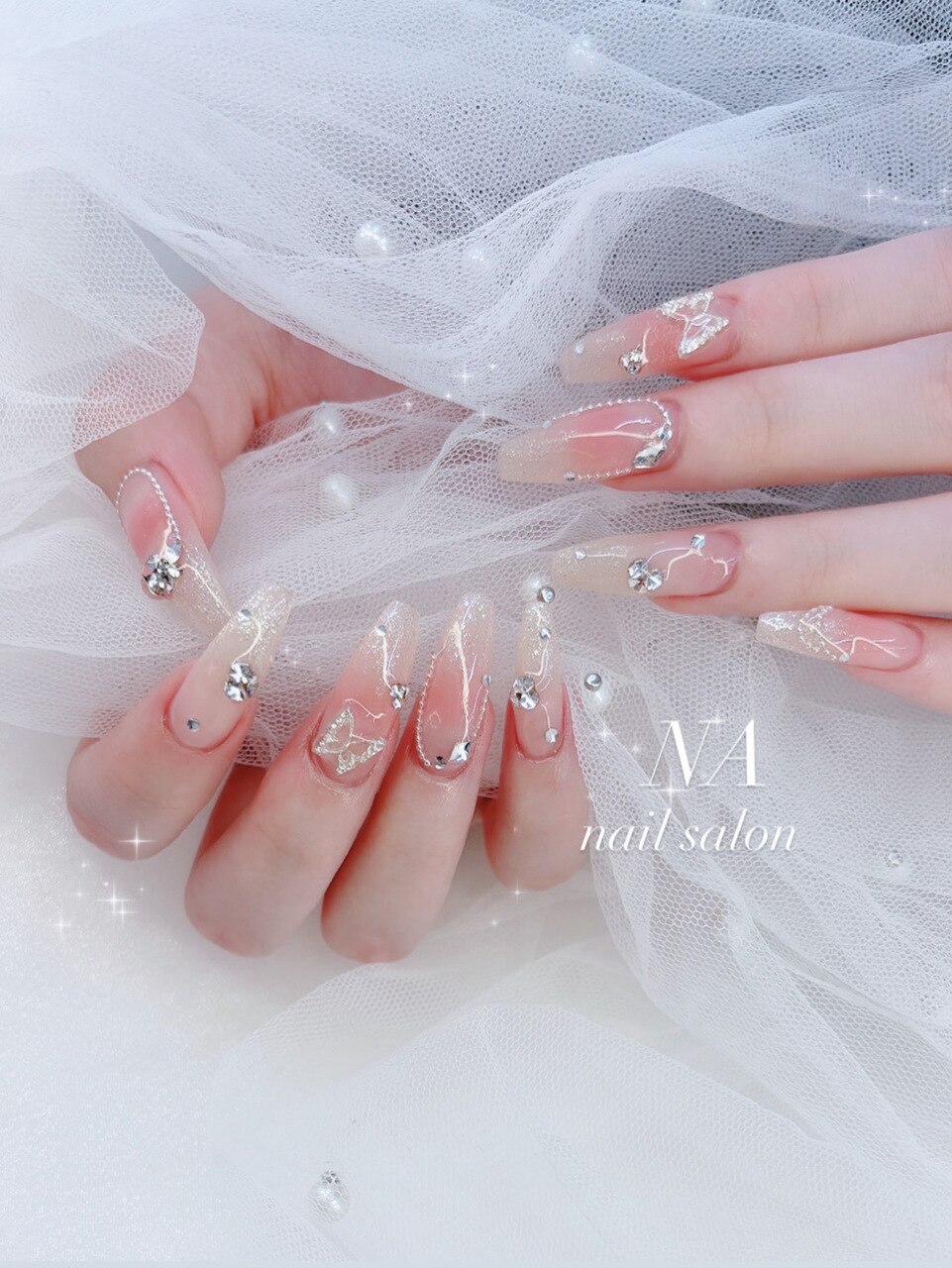 春ネイル パーツ付け放題90分