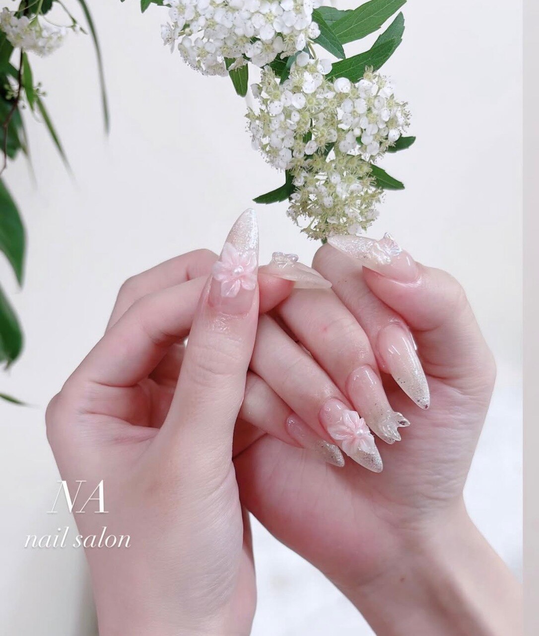 3Dお花パーツ 90分パーツ付け放題